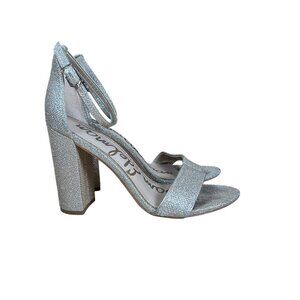 Sam Edelman Yaro Heeled Sandal in Gold Metallic Women's Size 8.5M in EUC!